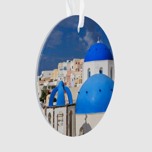 Cityscape of Santorini, Griekenland Ornament (voorkant)