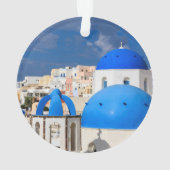 Cityscape of Santorini, Griekenland Ornament (achterkant)