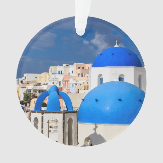 Cityscape of Santorini, Griekenland Ornament (voorkant)
