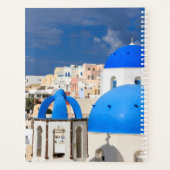 Cityscape of Santorini, Griekenland Planner (Achterkant)
