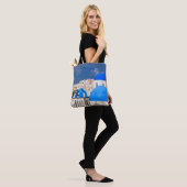 Cityscape of Santorini, Griekenland Tote Bag (Op model)