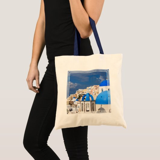 Cityscape of Santorini, Griekenland Tote Bag (Voorkant (product))