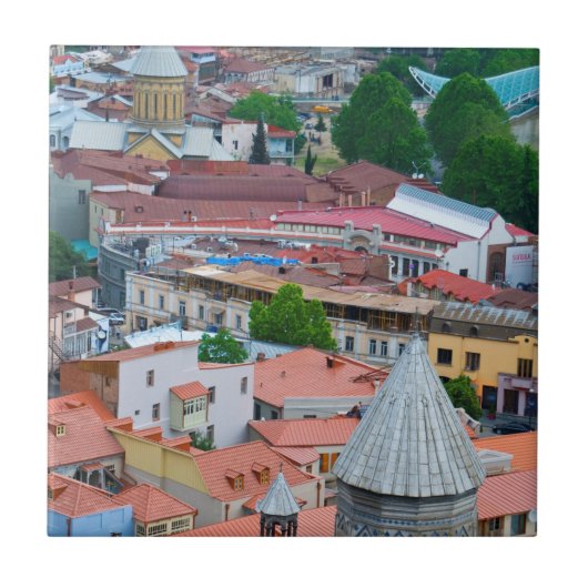 Cityscape of Tbilisi Tegeltje (Voorkant)