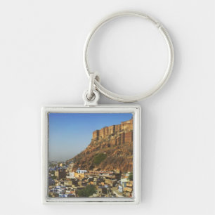 Cityscape of the Blue City with Meherangarh, the Sleutelhanger