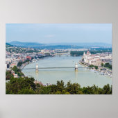 Cityscape of the Donau in Budapest - Hongarije Poster (Voorkant)