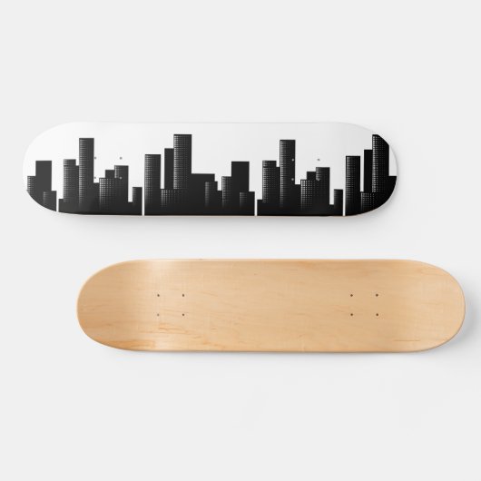 cityscape persoonlijk skateboard (Horizontaal)
