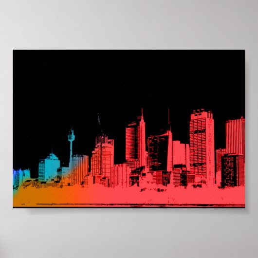 cityscape poster (Voorkant)