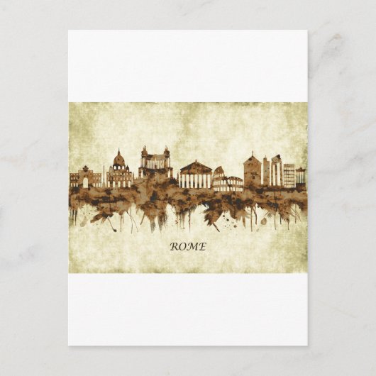 Cityscape Rome Italië Feestdagenkaart (Voorkant)