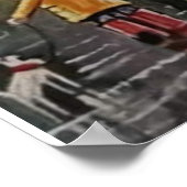 Cityscape schilderij poster (Hoek)