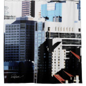 Cityscape Shower Curtain Douchegordijn (Voorkant)