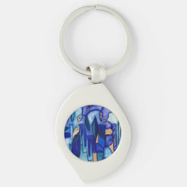 Cityscape Sleutelhanger