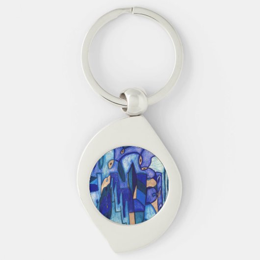 Cityscape Sleutelhanger (Voorkant)