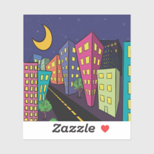 Cityscape Sticker