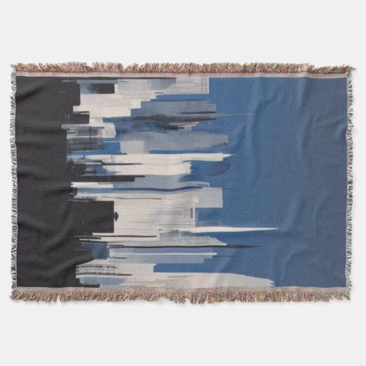 Cityscape Throw Blanket Deken (Voorkant)