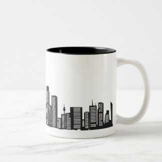 Cityscape Tweekleurige Koffiemok