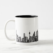 Cityscape Tweekleurige Koffiemok (Links)