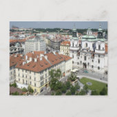 Cityscape uit de geschiedenis van Praag, Tsjechië Briefkaart (Voorkant)