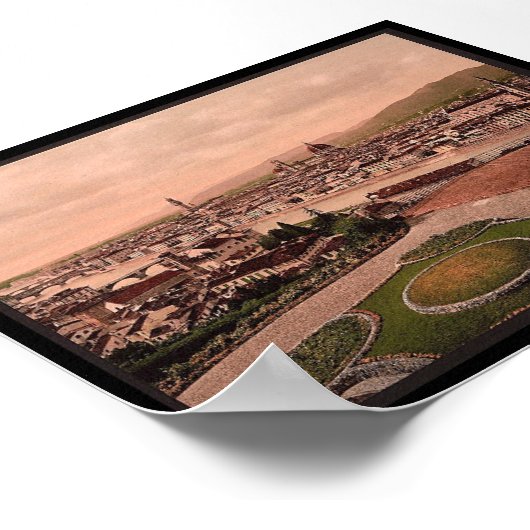 Cityscape uitzicht, Florence, Italië Poster (Hoek)