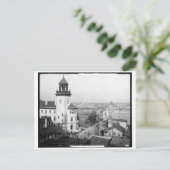 Cityscape Uitzicht van Jacksonville, FL 1904 Vinta Briefkaart (Staand voorkant)