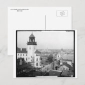 Cityscape Uitzicht van Jacksonville, FL 1904 Vinta Briefkaart (Voorkant / Achterkant)