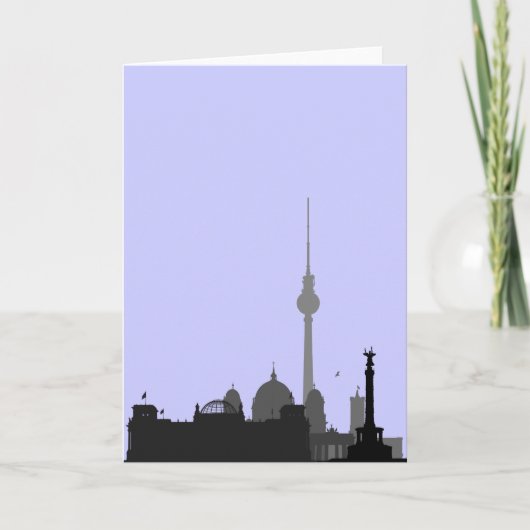 Cityscape van Berlijn Kaart (Voorkant)