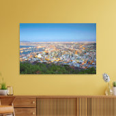 Cityscape van de top van Signal Hill in Dusk Canvas Afdruk (Insitu (Woonkamer))