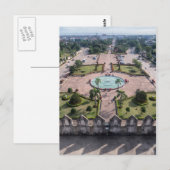 Cityscape, Victory Monument Courtyard, Vientiane Briefkaart (Voorkant / Achterkant)