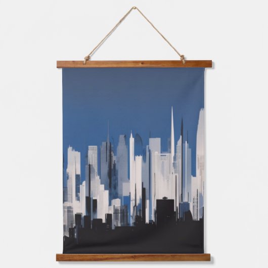 Cityscape Wall Tapestry Hangend Wandkleed (Voorkant)