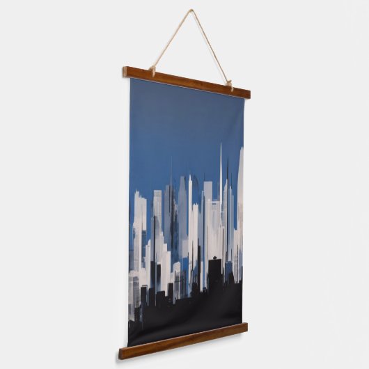 Cityscape Wall Tapestry Hangend Wandkleed (Gebogen)