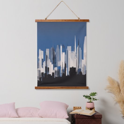 Cityscape Wall Tapestry Hangend Wandkleed (Slaapkamer)