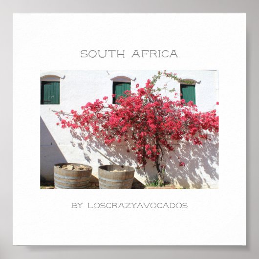 Cityscape western  Boerderij Poster (Voorkant)