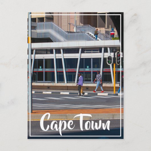 Cityscape Zuid-Afrika in Kaapstad Briefkaart (Voorkant)