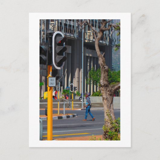 Cityscape Zuid-Afrika in Kaapstad Briefkaart (Voorkant)