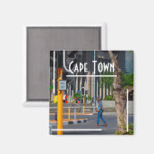 Cityscape Zuid-Afrika in Kaapstad Magneet (Voorkant / Achterkant)