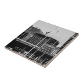 Cityscape Zuid-Afrika in Kaapstad Tegeltje (Zijkant)