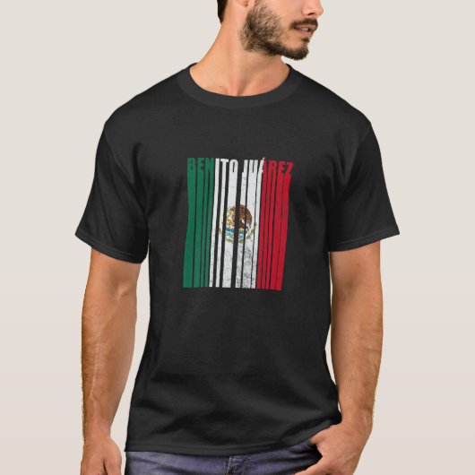 Ciudad Benito Juárez México con Águila Mexicana T-shirt (Voorkant)