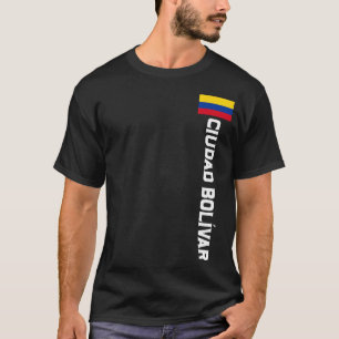Ciudad Bolívar Colombia voor Colombiaanse Mannen V T-shirt
