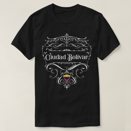 Ciudad Bolivar  ontwerp 1 T-shirt (Design voorkant)