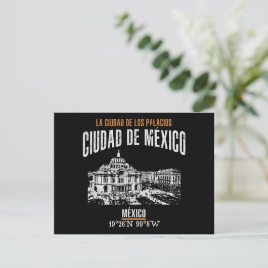 Ciudad de México Briefkaart (Staand voorkant)