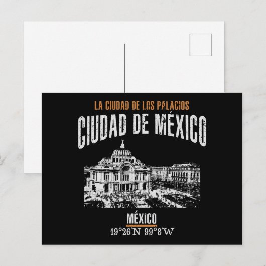 Ciudad de México Briefkaart (Voorkant / Achterkant)