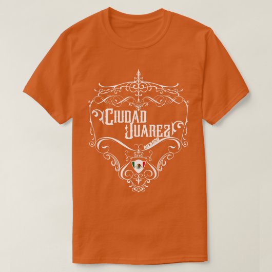 Ciudad Juarez  ontwerp 1 T-shirt (Design voorkant)
