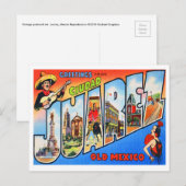 Ciudad Juarez Oud Mexico Briefkaart (Voorkant / Achterkant)