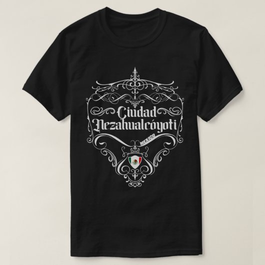 Ciudad Nezahualcyoti ontwerp T-shirt (Design voorkant)