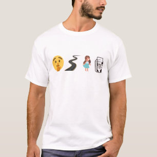 Ciúnas bóthar cailín bainne - Ierse taal T-shirt