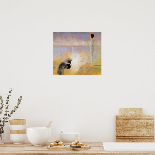 Ciurlionis - De droom van Joseph van 1906 Poster (Keuken)