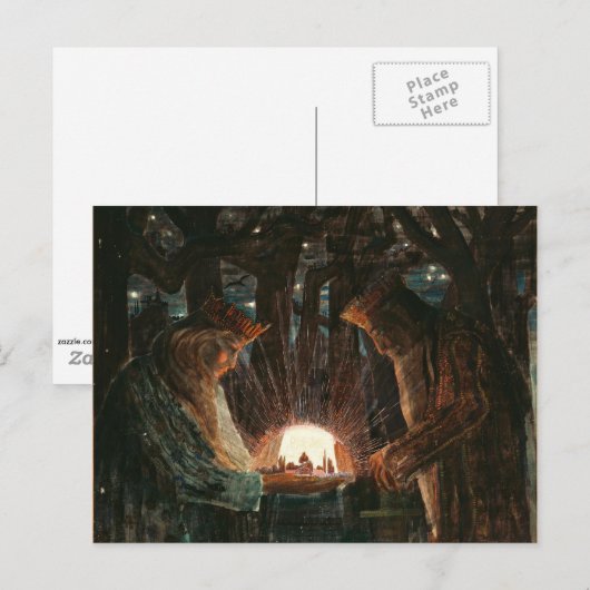 Ciurlionis - Kings' Fairy Tale Briefkaart (Voorkant / Achterkant)