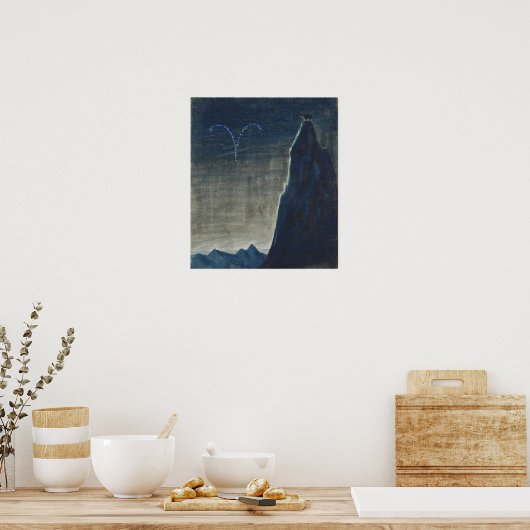 Ciurlionis - Sun passeert Aries 1906 Poster (Keuken)