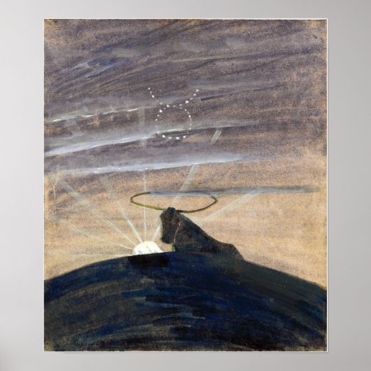 Ciurlionis - Sun passeert Taurus 1906 Poster (Voorkant)