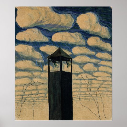 Ciurlionis - Voorjaarsmotif II 1907 Poster (Voorkant)