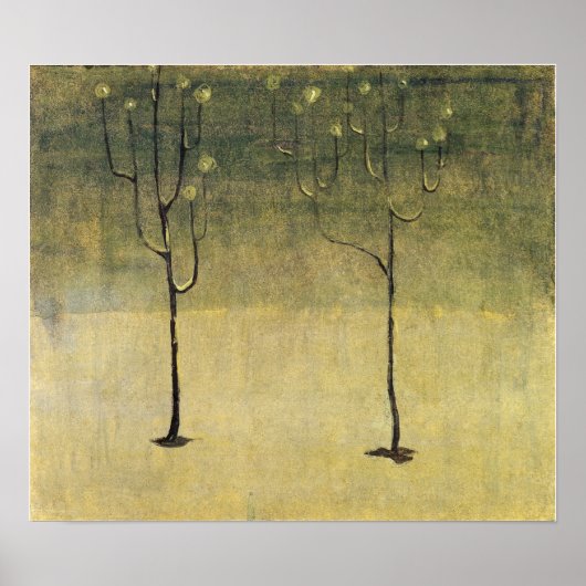 Ciurlionis - Winter Motif 1907 Poster (Voorkant)